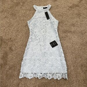 Love Poem Lace Mini Dress